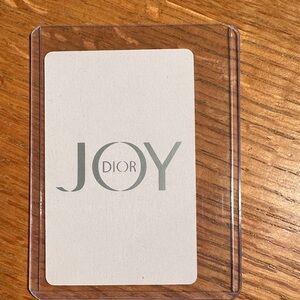 Dior JOY White & Silver 2❤️Playing card. In Red Box & Red Gift Bag